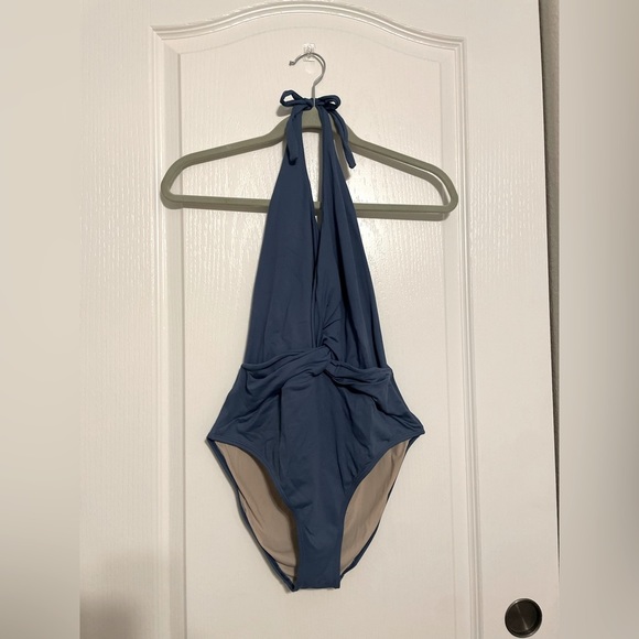 So De Mel Carlotta deep v-neck one-piece swimsuit - Picture 2 of 7